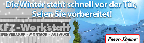 Die Winter steht schnell vor der Tür, Seien Sie vorbereitet!