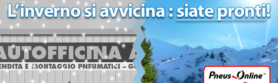 L’inverno si avvicina : siate pronti!